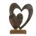 Декоративная фигура "Сердце в сердце" 21х6х26 см
